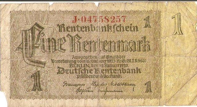 Preview of the first image of Two Currency / Bank notes - German  1918 - 1937.