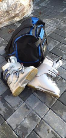 Image 3 of Salomon Female Ski and Boots set for sale