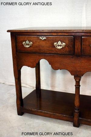 Image 8 of TITCHMARSH AND GOODWIN OAK DRESSER BASE SIDEBOARD HALL TABLE