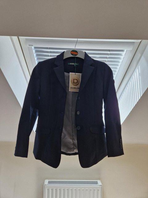 Preview of the first image of Dublin Girls Navy Show Jacket age 10 years.