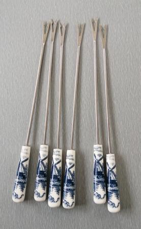 Image 2 of 2 Sets of Stainless Steel Fondue Forks/Skewers.