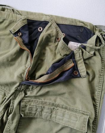 Image 13 of Ex-Forces Green Cargo Trousers.  Waist 30" to 36".