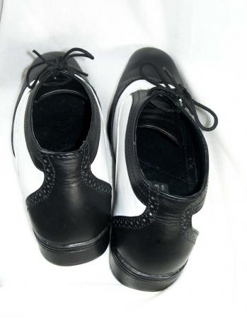 Image 1 of 40s, Swing era, 50s Rockabilly two- tone shoes (42)