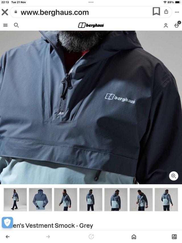 Preview of the first image of New Berghaus smock waterproof jacket.