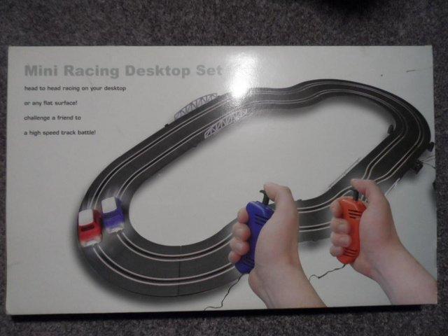 Preview of the first image of Desk top! Mini racing set complete!.