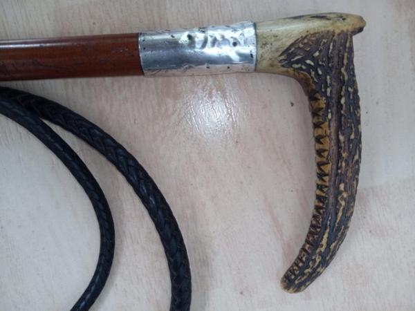 Image 2 of VintageHunting Whip 76"Long