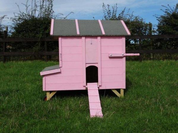 Image 1 of Hand Build Mobile Timber Hen house, Conteporary Colours