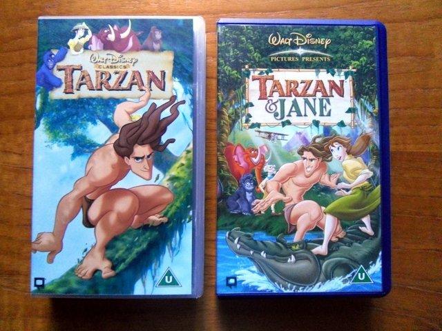 Preview of the first image of Disney's Tarzan & Tarzan and Jane - VHS tapes.