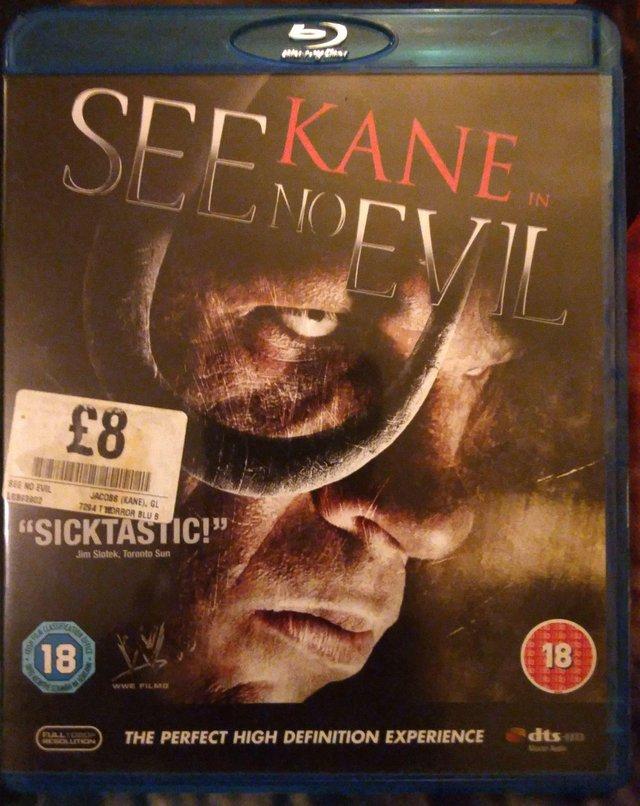 Preview of the first image of Kane See No Evil Blu-Ray in great condition.