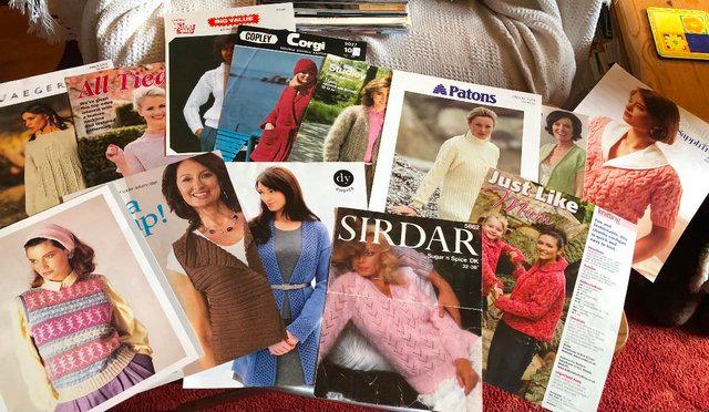 Image 1 of GOOD SELECTION OF LADIES KNITWEAR PATTERNS, PRICED 4 FOR £1