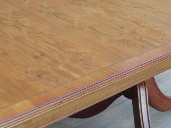 Image 6 of Burr Wood Extendable Foldable Dining Table (UK Delivery)