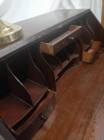 Image 1 of Fold down desk and chair