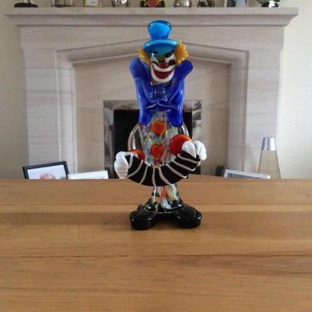 Image 1 of Murano Glass Clown Figurine Purchased in Venice in 1972