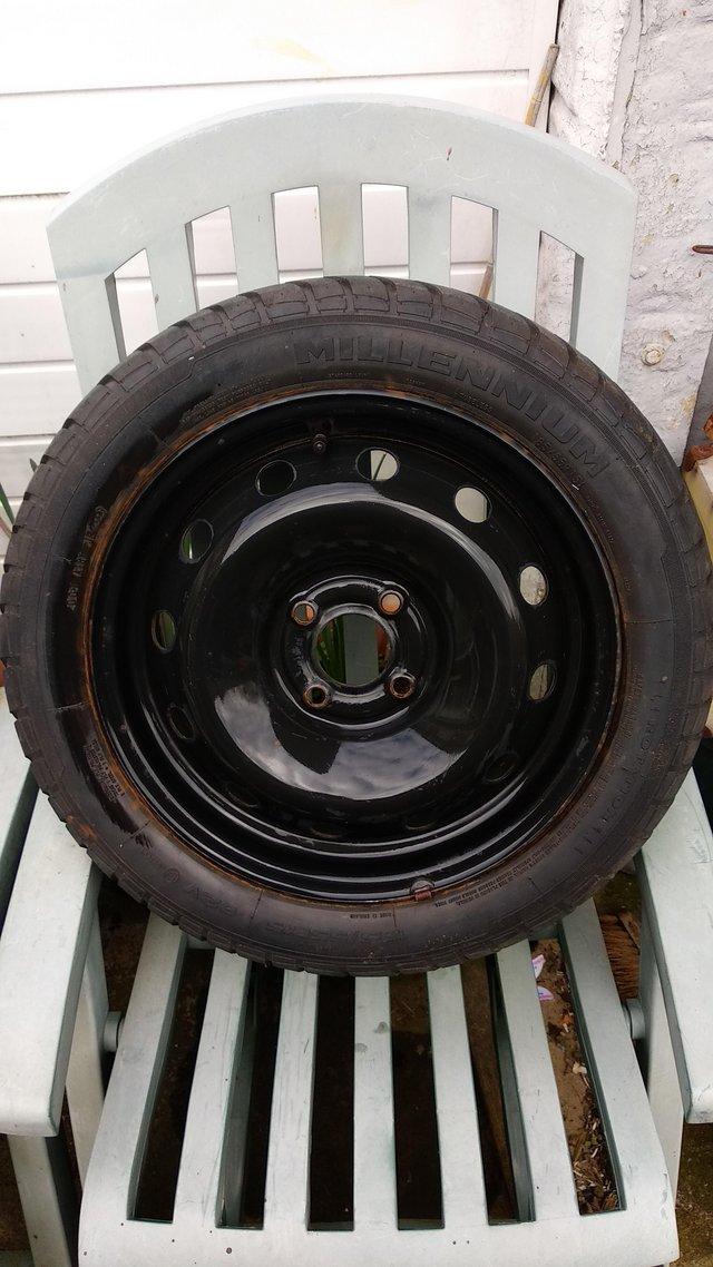 Preview of the first image of RENAULT CLIO WHEEL & TYRE 185 / 55 / 15.