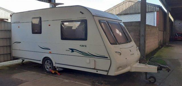 Preview of the first image of 2 Berth Caravan Compass Corona 428.