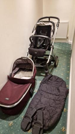 Image 2 of Mamas and Papas Solo Pushchair carrycot & rain cover
