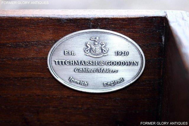 Image 42 of A TITCHMARSH AND GOODWIN DRINKS WINE CABINET CUPBOARD STAND