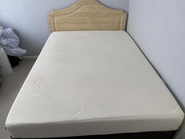 Image 1 of Double divan , mattress, headboard