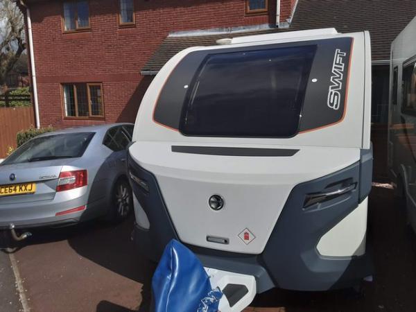 Image 3 of Swift basecamp 2 plus, 2 awnings, many extras, motor mover