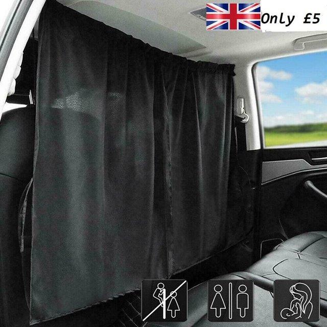 Preview of the first image of Car Divider Curtains Sun Privacy Shade Side Window Cover etc.