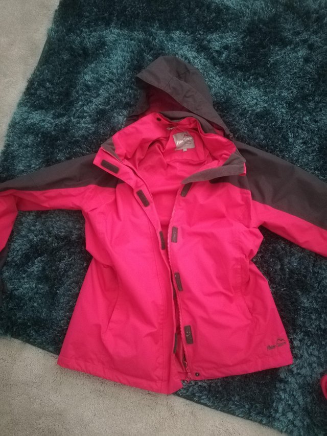 Preview of the first image of Pink women's peter storm coat.