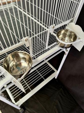 Image 5 of Parrot-Supplies Premium Double Flight Parrot Cage With Stand