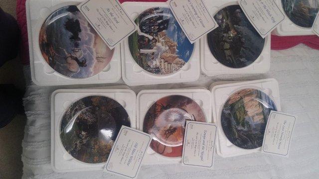 Image 2 of Danbury Mint Lord of the Rings Plates Series II