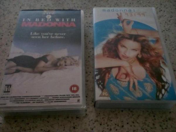Image 1 of MADONNA: In bed with Madonna and Madonna 93:99 VHS Video/mus