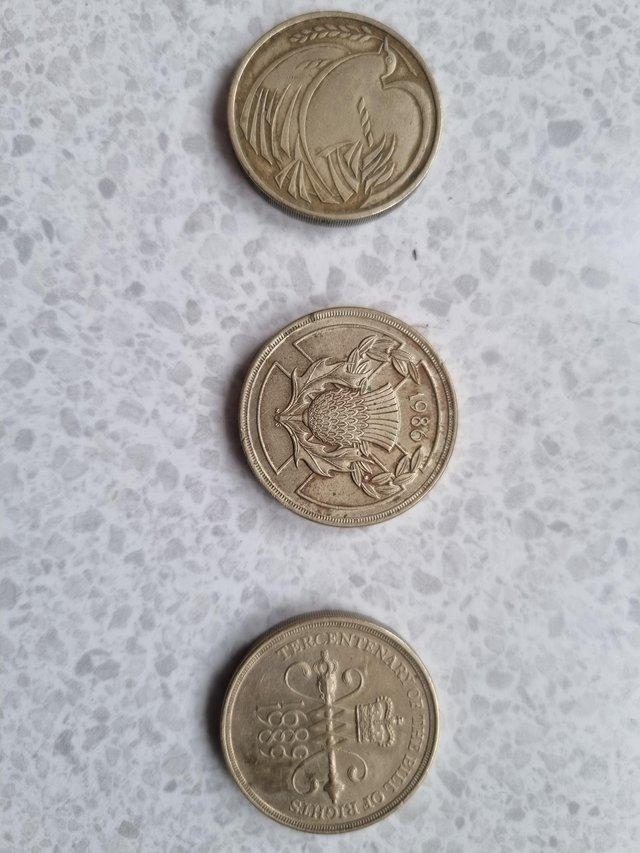 Preview of the first image of Old £2 coins  and £1 coins ( good condition).