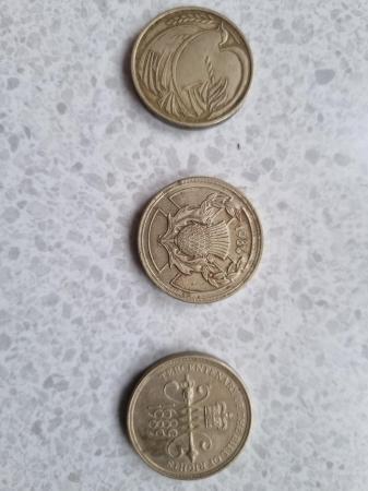 Image 1 of Old £2 coins  and £1 coins ( good condition)