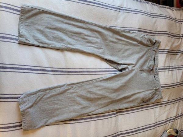 Image 3 of M&S Per Una striped trousers, size 16, short, straight leg