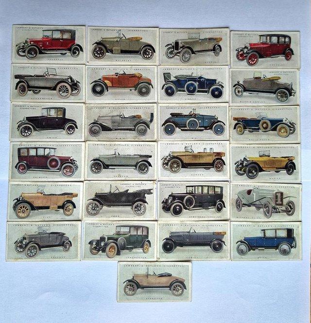 Preview of the first image of LAMBERT & BUTLER CIGARETTE CARDS.