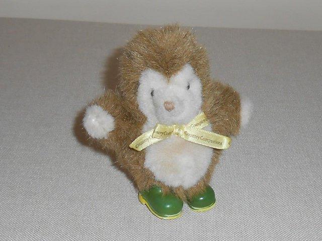 Preview of the first image of Vintage “Country Companions” hedgehog soft toy–Gordon Fraser.