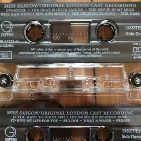 Image 3 of Miss Saigon Original London Cast double music cassette