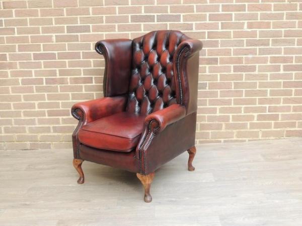 Image 2 of Chesterfield Vintage Queen Anne Armchair (UK Delivery)