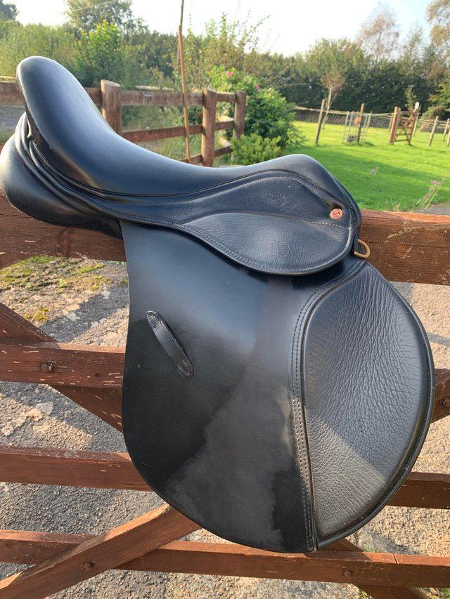 Preview of the first image of The Saddle Company 17” GP Genoa Saddle.
