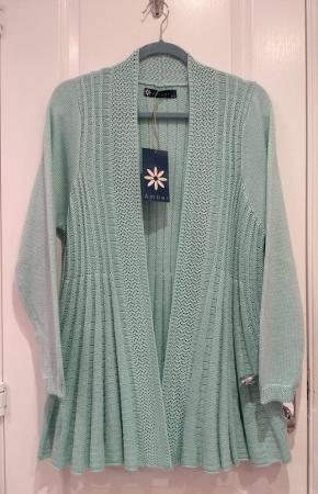 Image 2 of New with Tags Amber Cardigan Green 12-14 Collect or Post