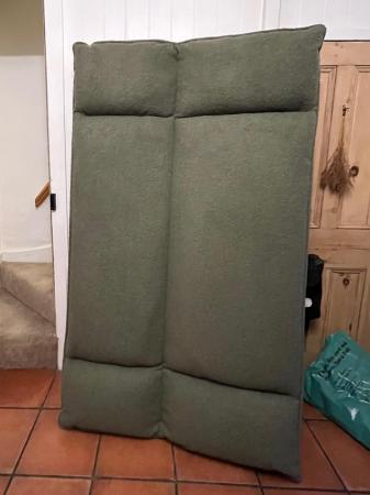Image 2 of Dunelm Mateo Sherpa Clic Clac Sofa Bed, Olive Green, NEW