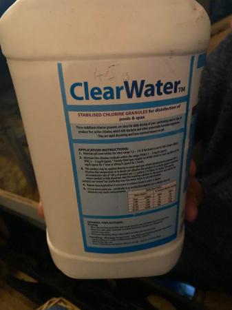 Image 1 of 5kg Clearwater chlorine granules