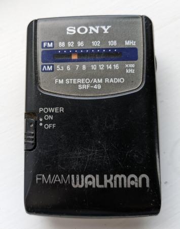 Image 1 of SONY WALKMAN FM/AM radio SRF-49