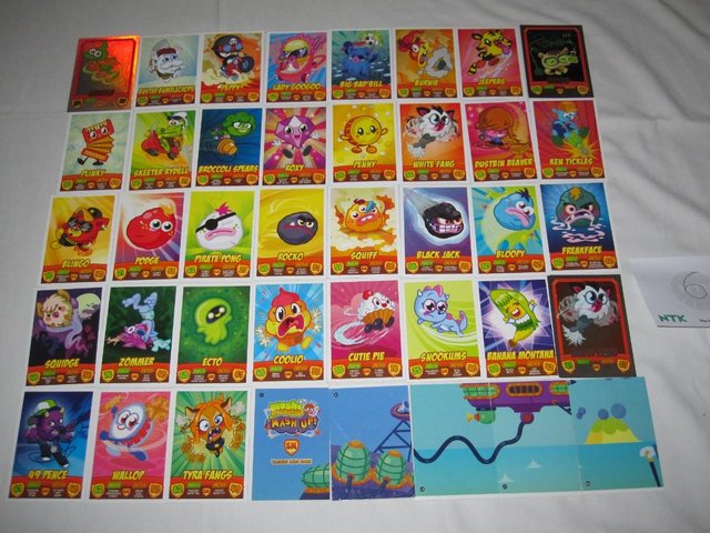 Preview of the first image of Moshi monster series 2 sm mash up cards bundle 5.