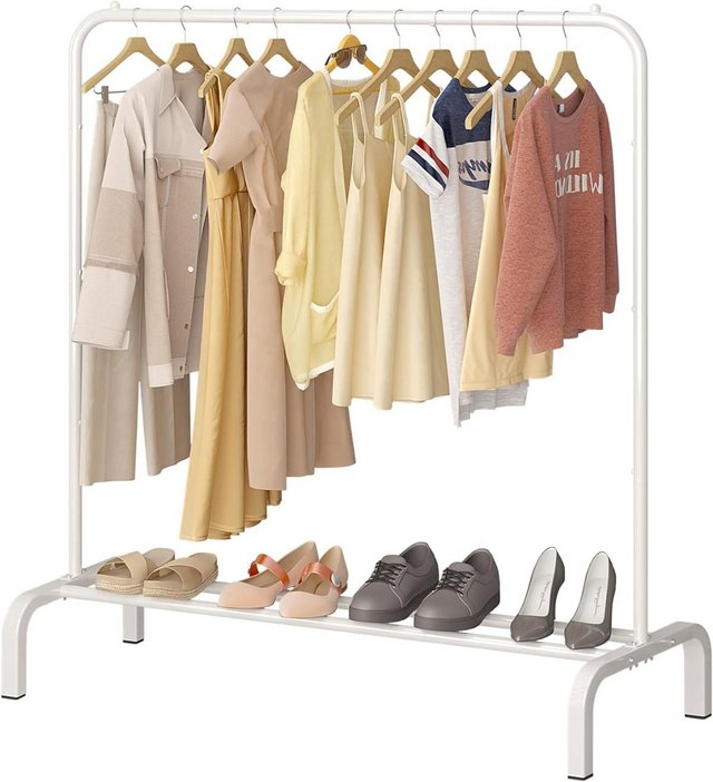 Preview of the first image of JIUYOTREE Metal Clothes Rail 110 CM Clothing Rack.