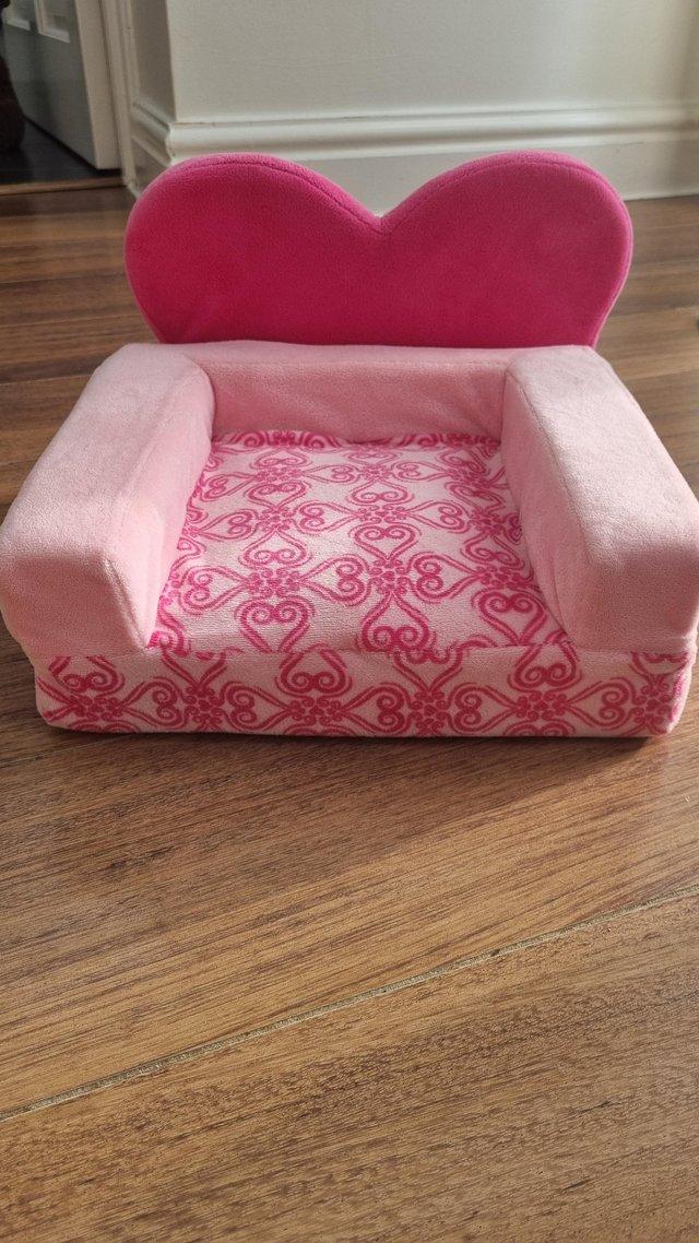 Preview of the first image of Build a Bear Toy Sofa/bed.