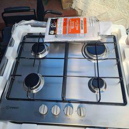 Preview of the first image of INDESIT ARIA 60CM SILVER 4 BURNER GAS HOB-NEW-SUPERB.