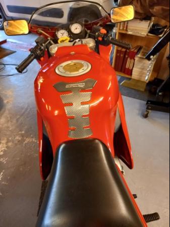 Image 2 of 1997 Ducati 600SS...red...11,000 miles, condition as new.