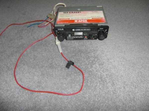 Image 1 of Sharp Vintage Car Radio/Cassette Player