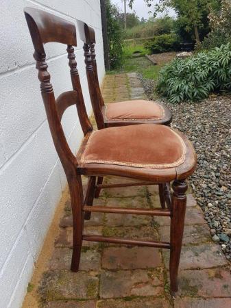 Image 1 of Two vintage hall/bedroom chairs