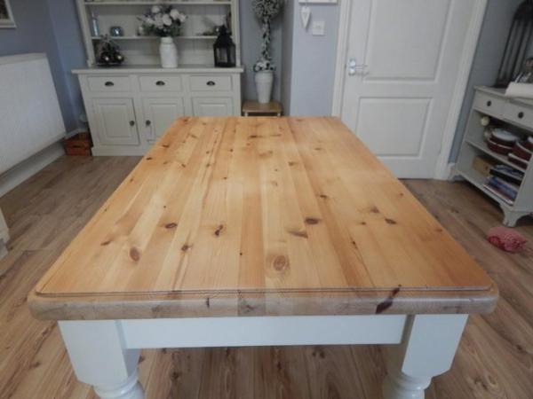 Image 8 of Vintage Pine Kitchen / Dining table & 4 chairs