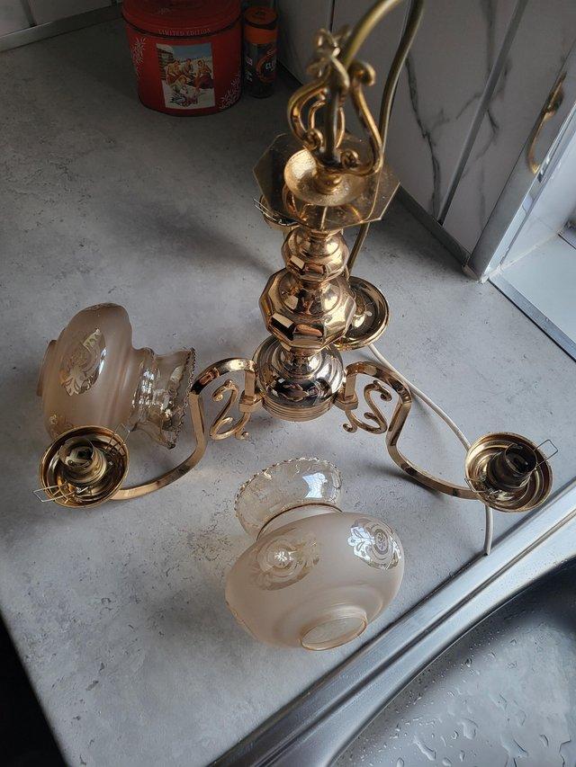 Preview of the first image of Chandelier- 3 Armed- in good condition.