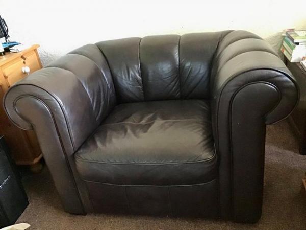 Image 2 of Leather Armchair very Comfortable